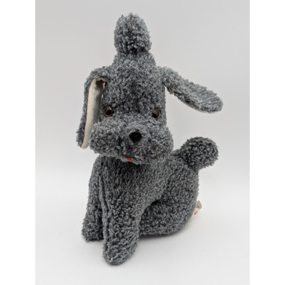 Douglas Cuddle Toys‎ Gray Poodle Plush 11 Inch Stuffed Animal Toy Vintage